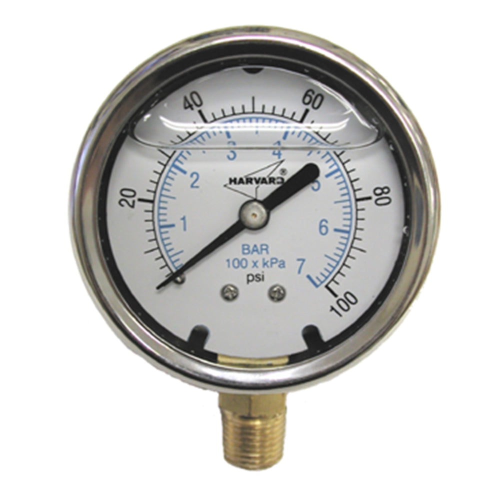 American Granby Vaccum Gauge, Liquid 0-30 | AMGILVG30254L