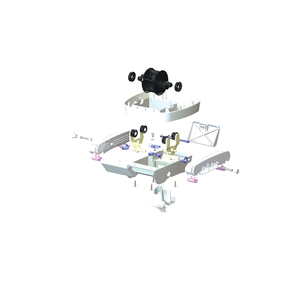 Starztruck Pod Kit (White): Left & Right Pods, 2 Plugs, 2 Washers, 2 Screws (Replaces Axv417Whp) | HWN11601