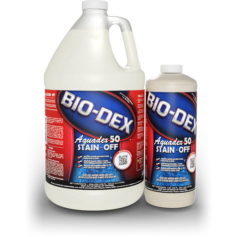 Bio-Dex Aquadex 50 Stain Off Metal Remover, 32 oz Bottle | ADQ50
