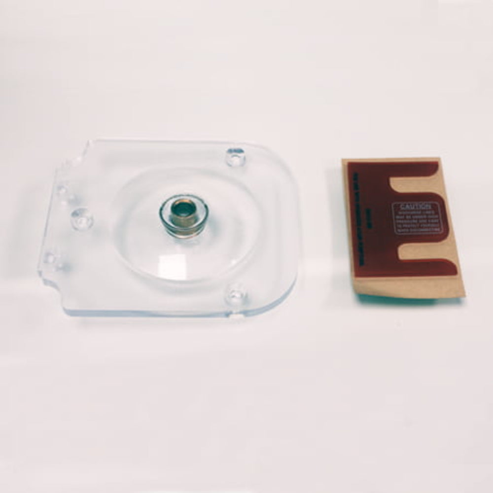 Blue White Flex-Flo A-100 Pump Head Retrofit Kit, Includes Clear Cover and Adhesive Spacer Pad, Kit Allows Pumps Shipped Prior to 9/1/2015 to Utilize New Style Tube Assemblies | 72000-550