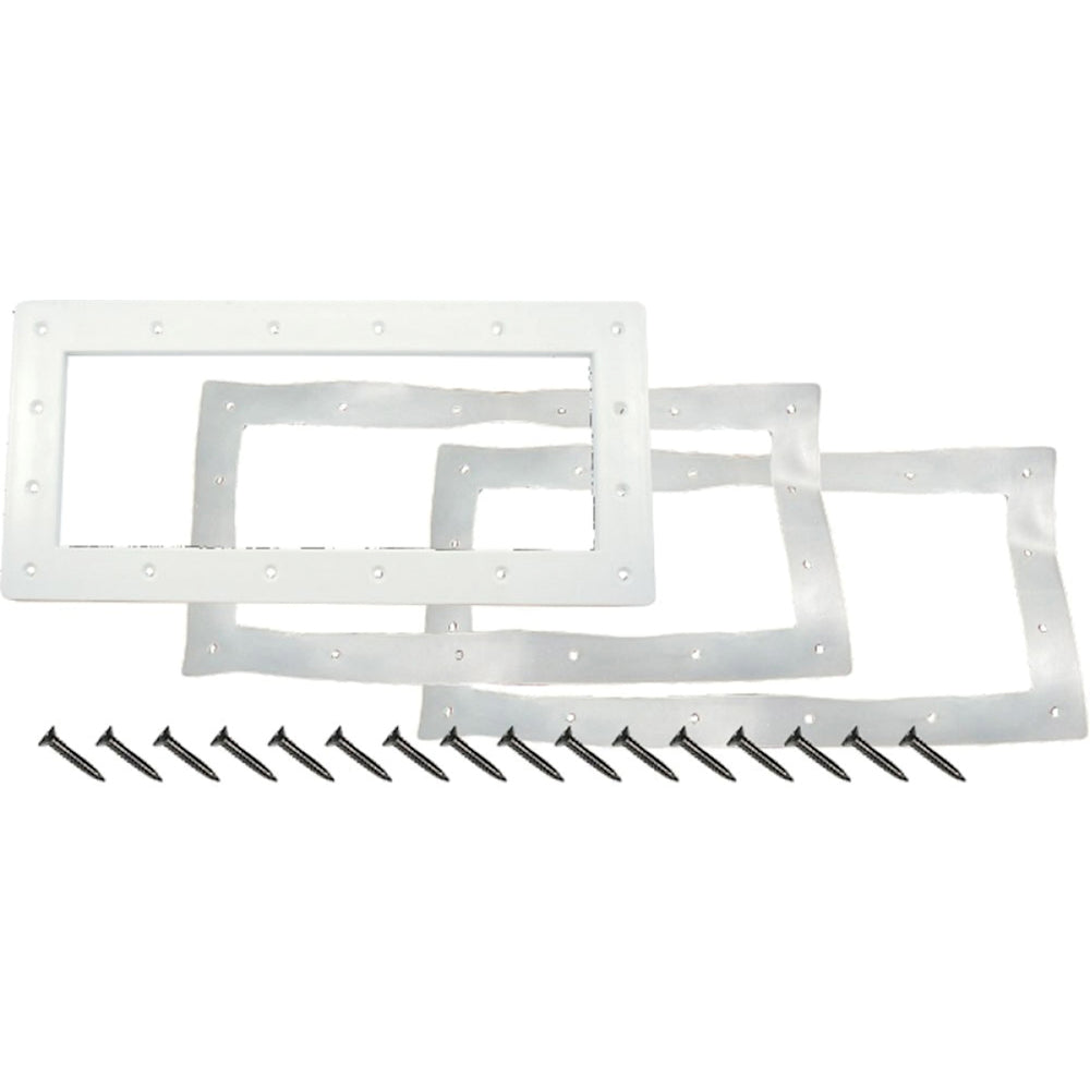 CMP Skimmer Faceplate Kit, Wide Mouth, White, Vinyl | 25541-100-000 2