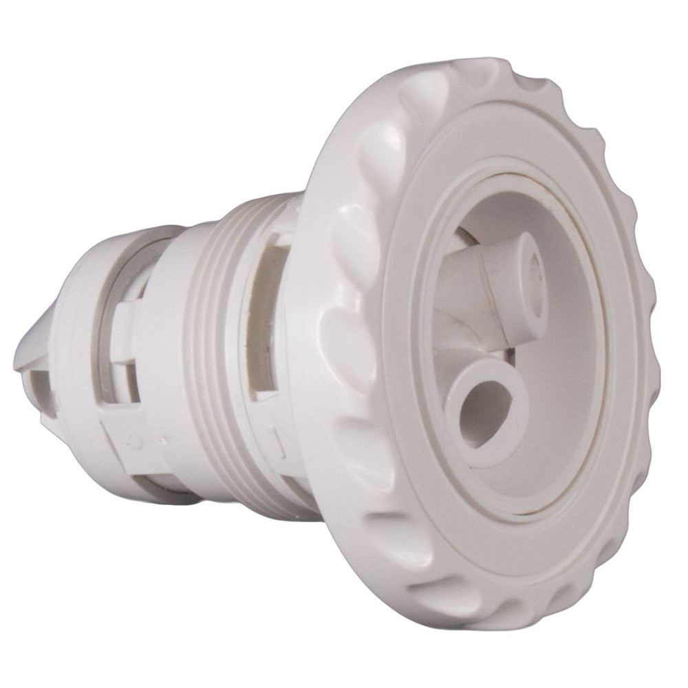 CMP White Twin Spin Jet 3-1/2In Gunnite Jet White Scalloped Adjustable (Ts, Adj, Scp,Non-Tex)| 25591-250-000