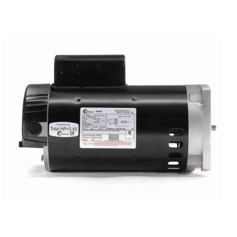 Century Pool Pump Motor 3HP 1-Speed 1 Phase 60Hz 208-230V 56Y Frame | B2844 4