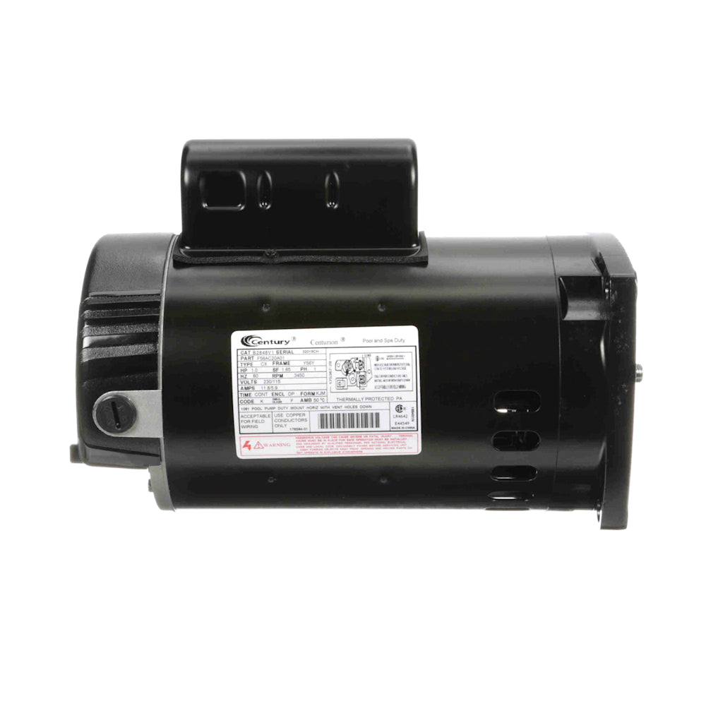 Century Pool Pump Motor 1HP 1-Speed 1 Phase 60Hz 115/230V 56Y Frame | B2848V1 5