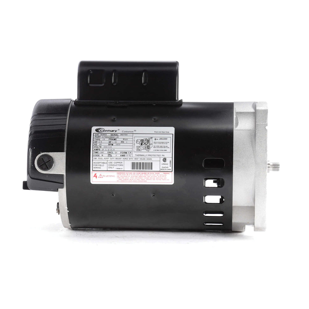 Century Pool Pump Motor 3/4HP 1-Speed 1 Phase 60Hz 230/115V 56Y Frame | B2852 4