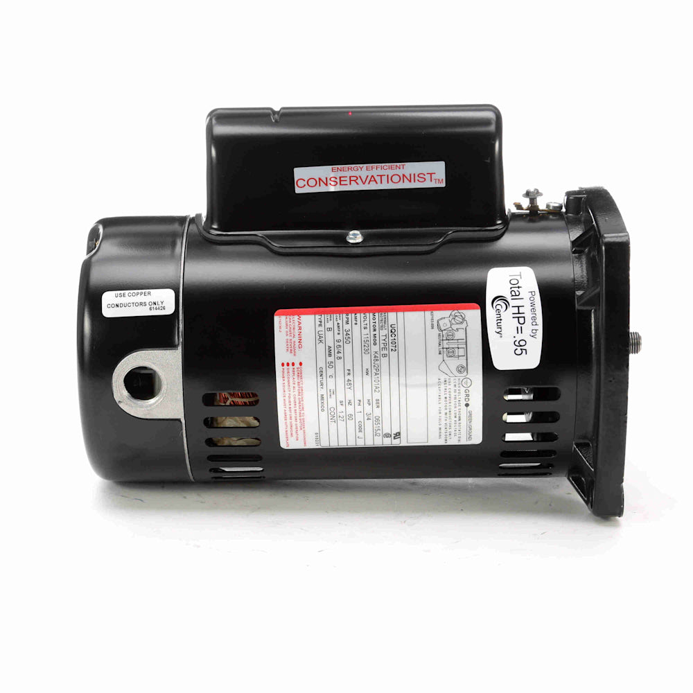 Century Pool Pump Motor 3/4HP 1 Phase 60Hz 230/115V 48Y | UQC1072 4