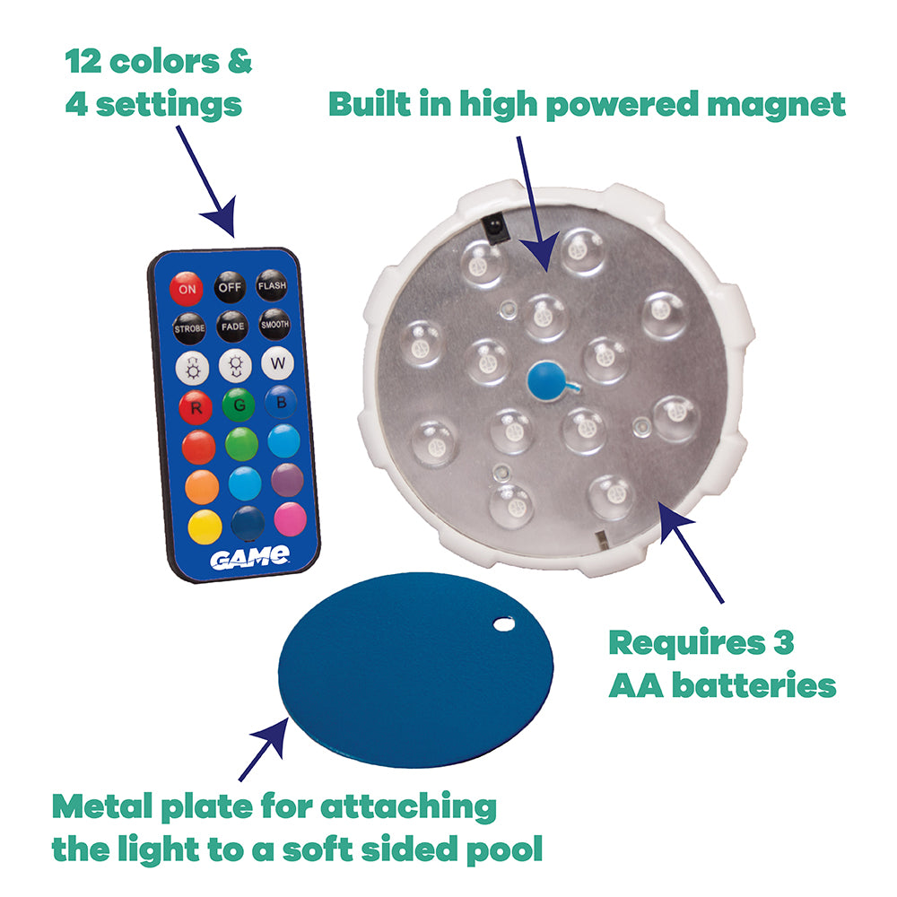 GAME Magnetic Pool Wall Light w/ Remote Control | 4307 2