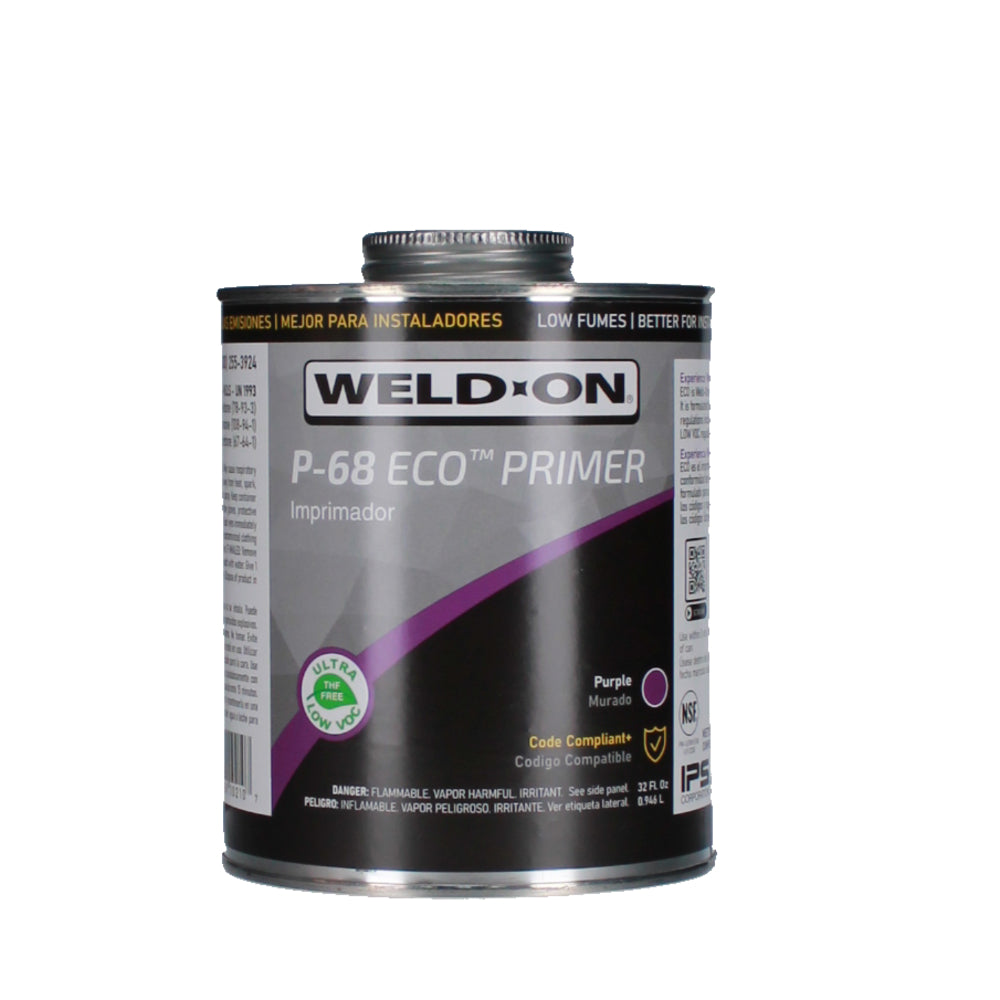 IPS PVC Primer, 1 Quart Metal Can P-68 Series Low VOC Purple 2