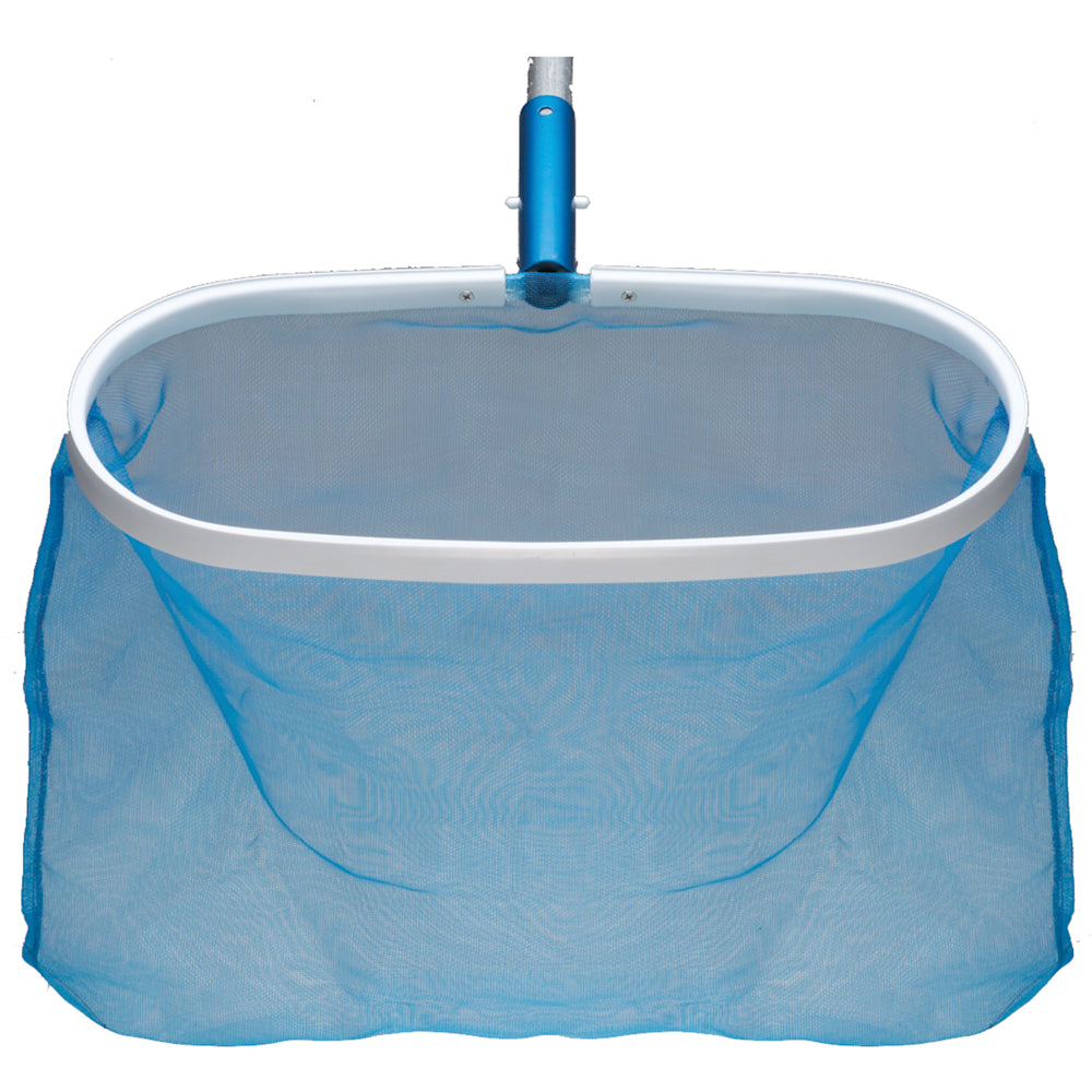 Ocean Blue Aluminum Deep Bag Leaf Rake | 125010