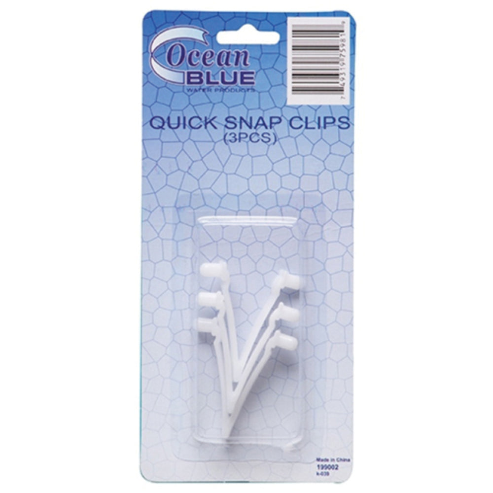 Ocean Blue 3-Piece Quick Snap Clips | 199002 2
