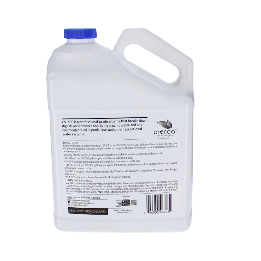 Orenda Cv-600 Enzyme Water Cleaner, 1 Gallon Bottle | Ore-50-134 3