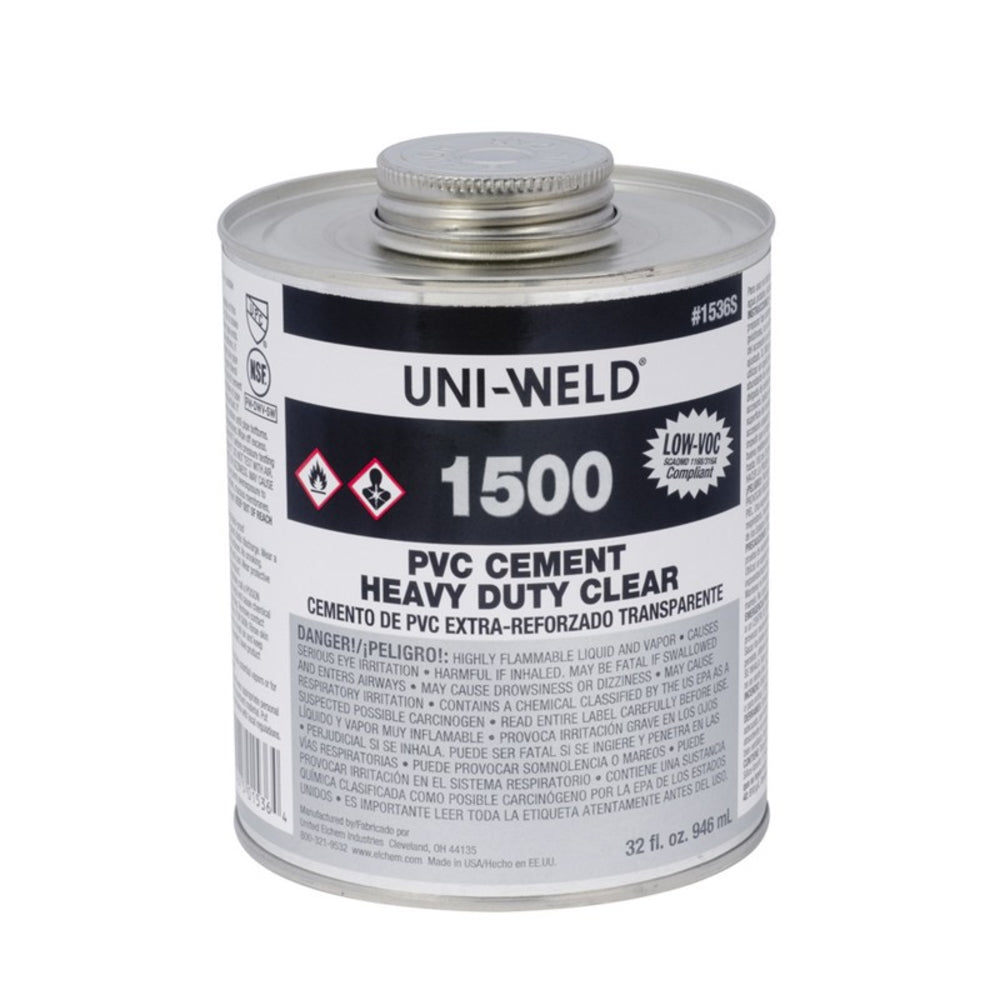 Oatey Clear Heavy Glue (Qt) | 1536S