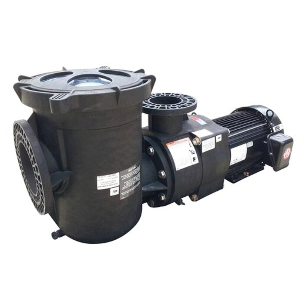 Pentair EQ Series Commercial Plastic Pool Pump, 7.5 HP, 208-230/460 V, Three Phase, with Strainer | 340605
