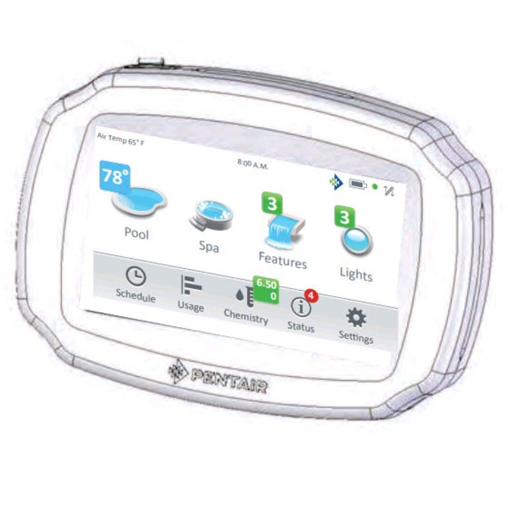 Pentair Intellicenter Control System, Load/Power Center, Indoor Control Panel, Spa Command Remote, White Faceplate | 522035 2