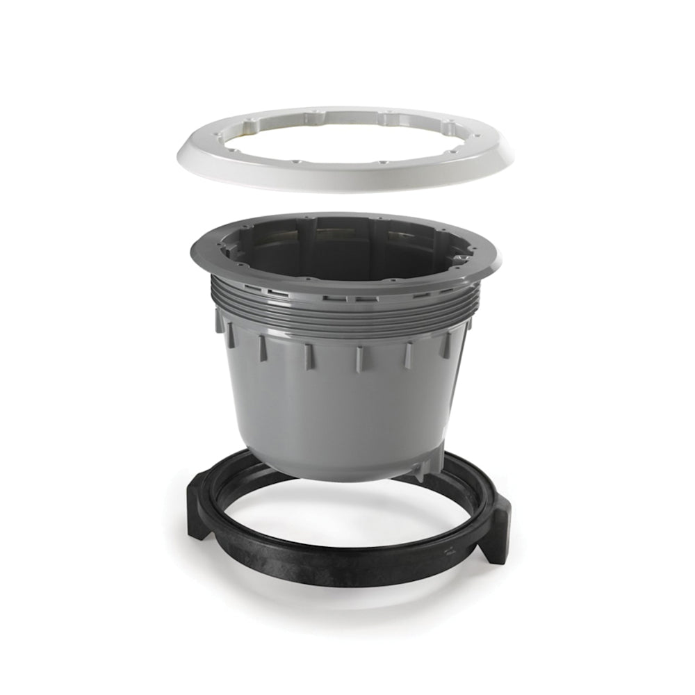Pentair Gunite/Concrete Niche for GloBrite (includes white, blue, black, gray and tan rings) | 620040 6