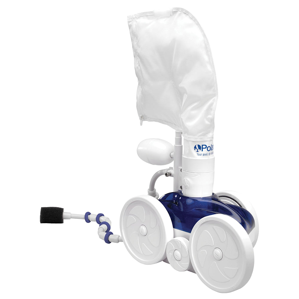 Polaris Vac-Sweep 280 Pressure-Side In-Ground Pool Cleaner, Black Max, 31' Hose, Shaft Drive, Single Chamber Zipper Bag | F5B 2