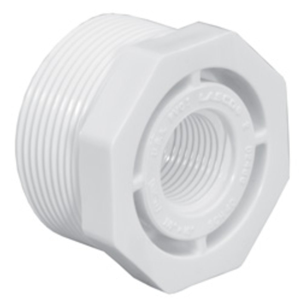 Reducing Bushing, 2 x 1-1/2 MIPT x FIPT PVC Schedule 40"