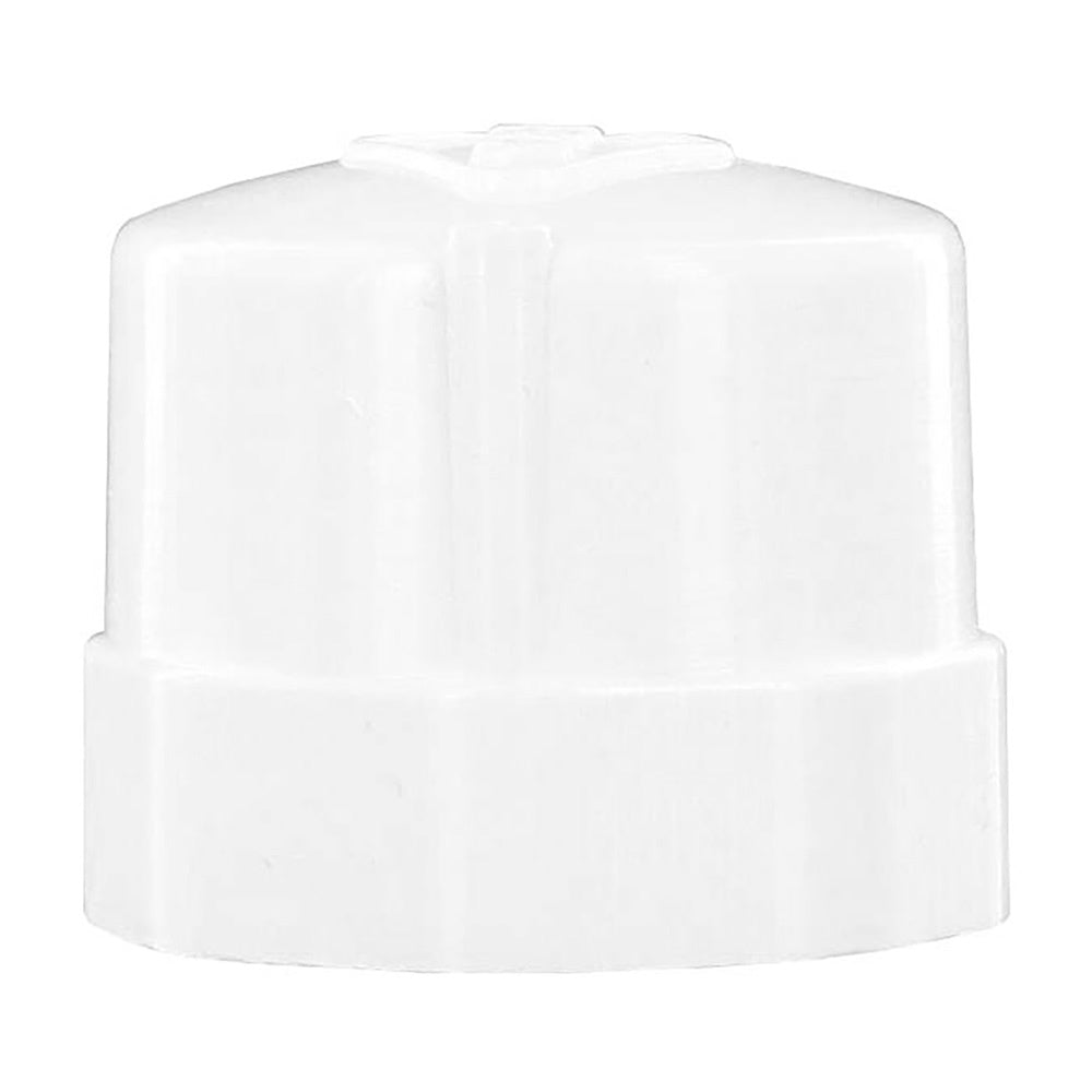 Cap, 1/2 FPT White PVC Schedule 40"