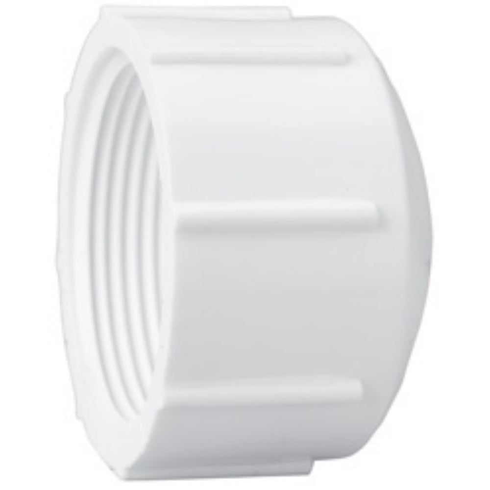 Cap, 2 FPT White PVC Schedule 40"