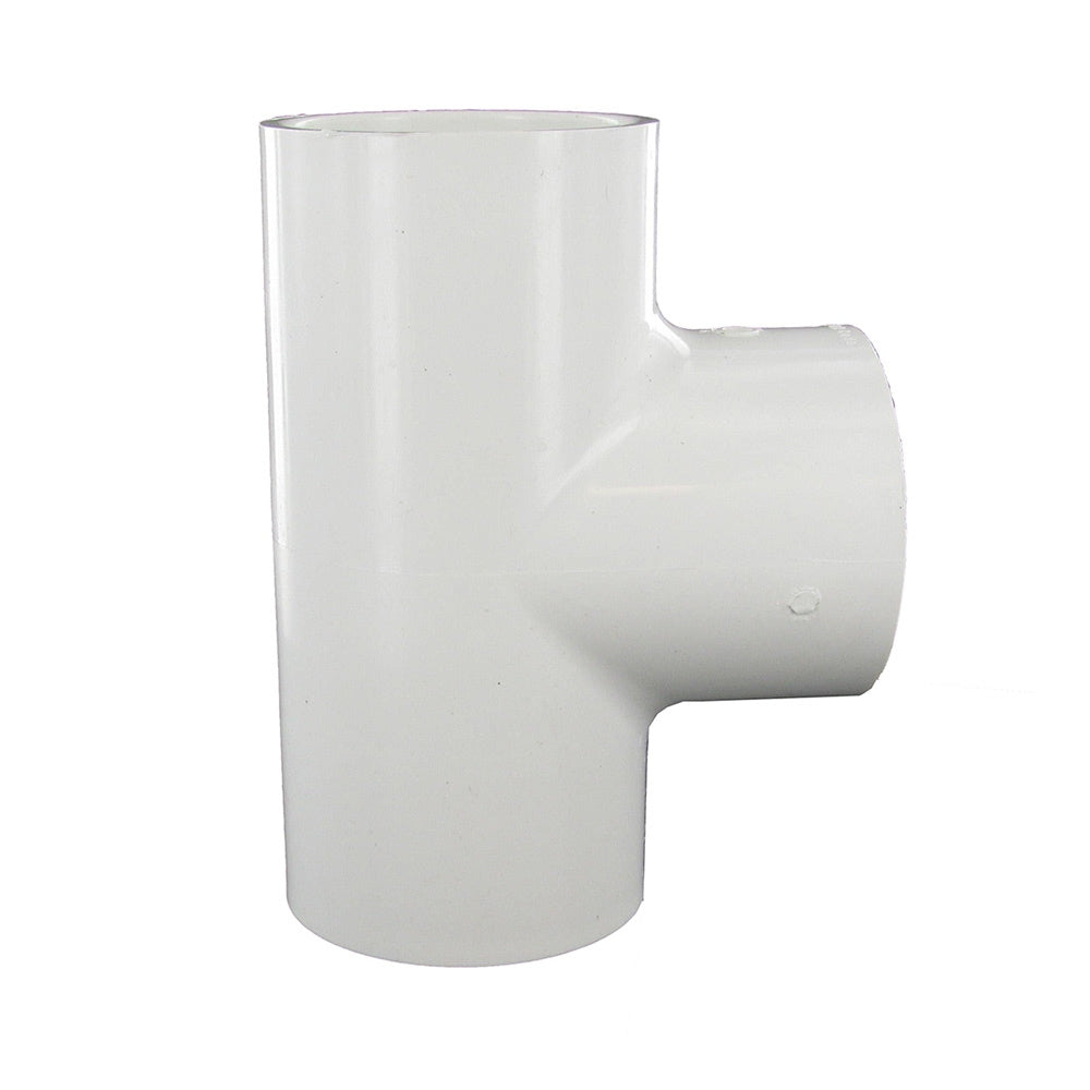 Tee, 2 Slip White PVC Schedule 40"