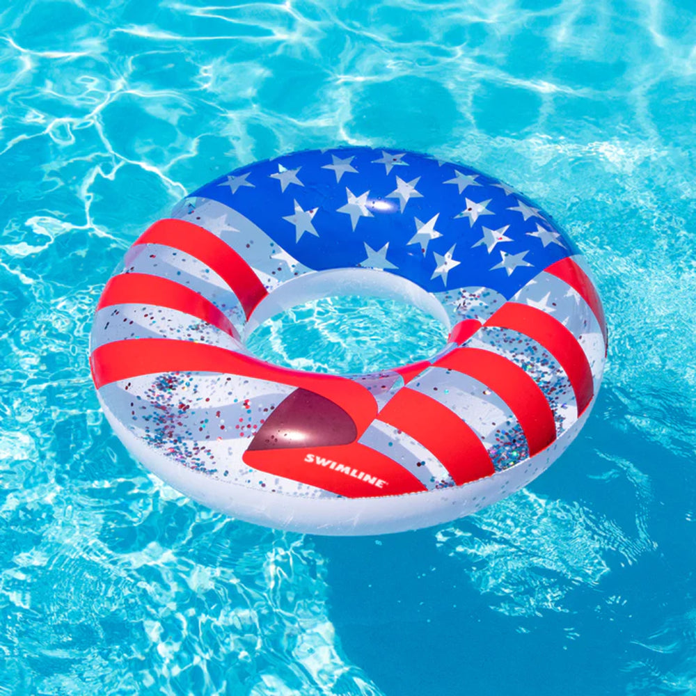 Swimline Americana Glitter Ring | 90199 3