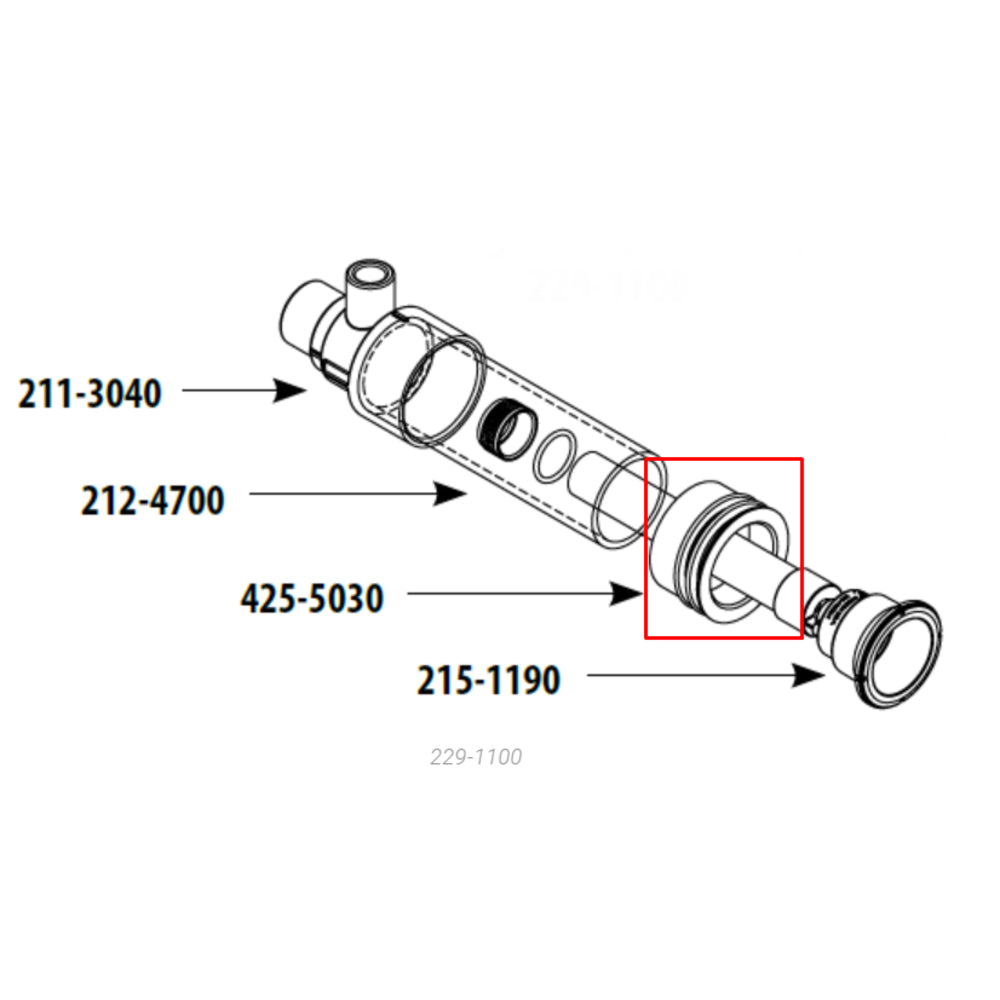 Waterway Gunite Poly Jet Niche Adapter | 425-5030