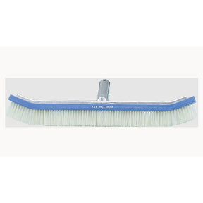 A&B Brush Curved Standard Wall White PVC Bristle, 18 | 3010"
