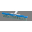 A&B Metal-Back Algae Brush, Stainless Steel Bristles 12  | AAB5020"