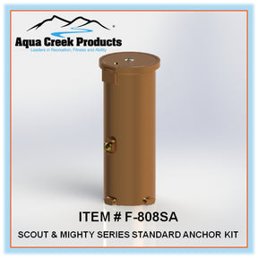 Aqua Creek Concrete Anchor Kit For Scout, Mighty, Ez-2 & Power Ez-2 Lifts | F-04Cajp