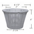 Aladdin American Skimmer S-20 Basket, White | B-200