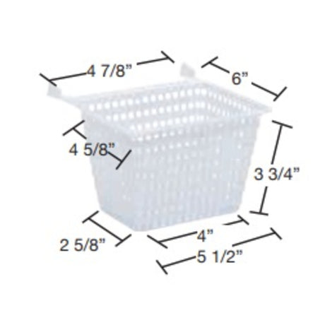 Aladdin Spa Skimmer Replacement Basket for jacuzzi 43-0676-02 | AEQB202