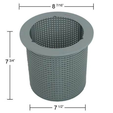 Aladdin American Concrete Skimmer 85000100 S-10 Basket, Plastic, White | B-37 2