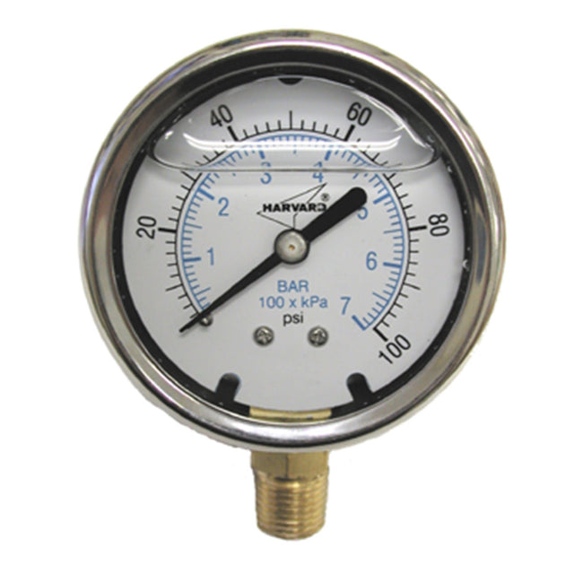 American Granby Vaccum Gauge, Liquid 0-30  | AMGILVG30254L
