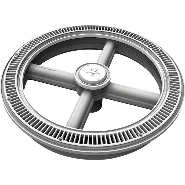 Aqua Star Full Circle Center Cap W Screws Lt Gray | FC08103