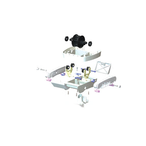 Starztruck Pod Kit (White): Left & Right Pods, 2 Plugs, 2 Washers, 2 Screws (Replaces Axv417Whp)  | HWN11601