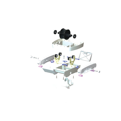 Starztruck Pod Kit (White): Left & Right Pods, 2 Plugs, 2 Washers, 2 Screws (Replaces Axv417Whp)  | HWN11601