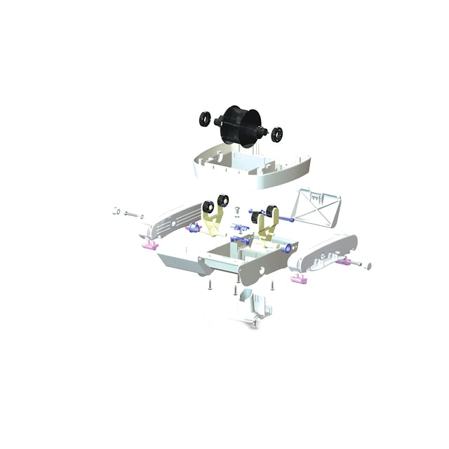 Starztruck Pod Kit (White): Left & Right Pods, 2 Plugs, 2 Washers, 2 Screws (Replaces Axv417Whp)  | HWN11601