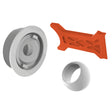 AquaStar Flush Retrofit Eyeball, Light Gray | JO103