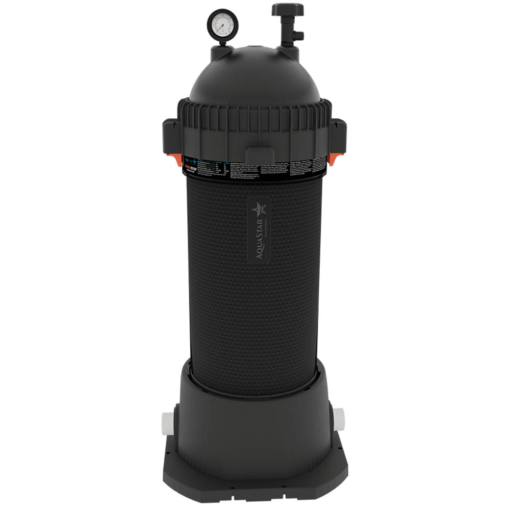 AquaStar Pipeline Cartridge Filter, Small Footprint, Big Filtration, 250 sq. ft, 35,000 gallons | PLF35000