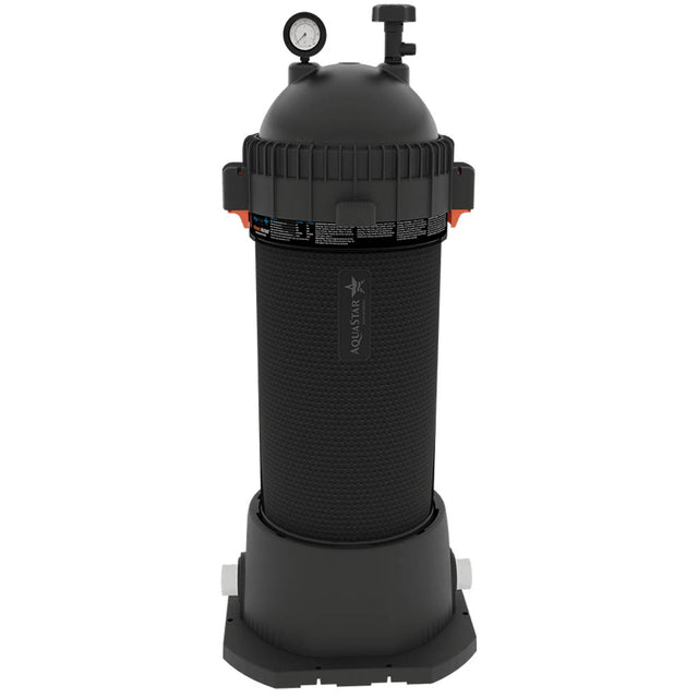 AquaStar Pipeline Cartridge Filter, Small Footprint, Big Filtration, 250 sq. ft, 35,000 gallons | PLF35000