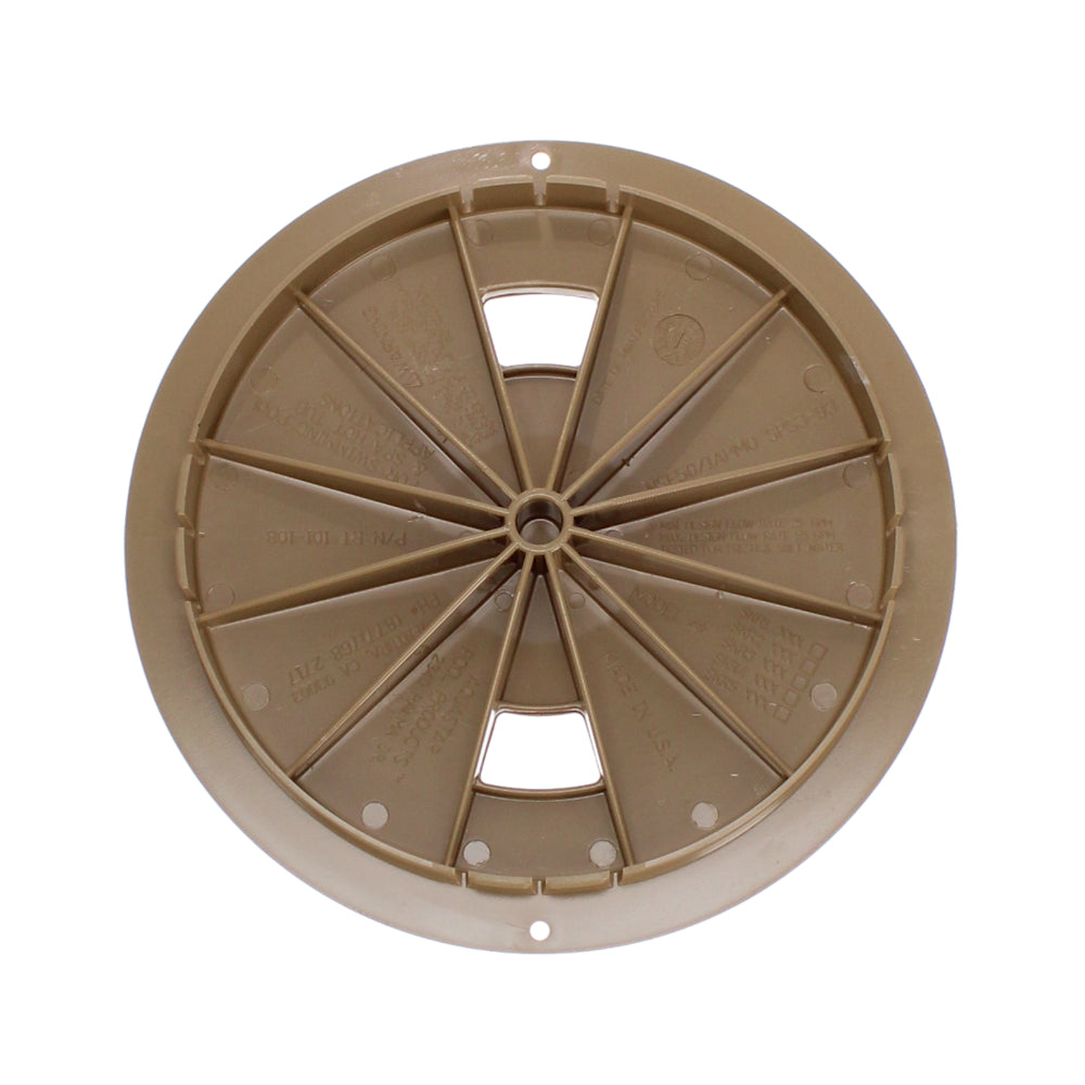 AquaStar Round Skimmer Lid (Fits Sta-Rite Size Skimmers) with Custom Name, Tan | RT108A-5 3