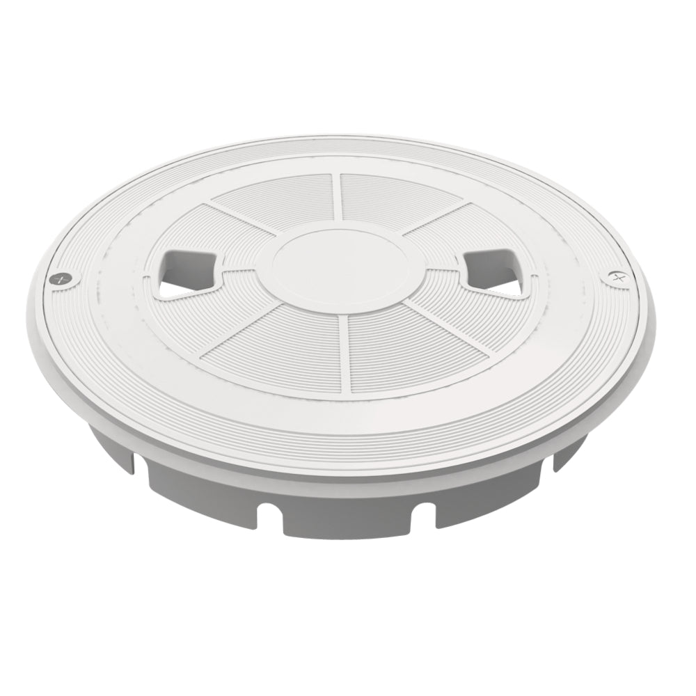 AquaStar Flow Star Round Skimmer Lid and Collar, Light Gray | AQSSKRT103
