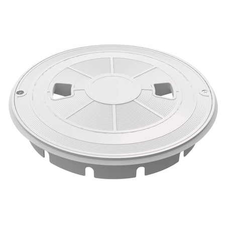 AquaStar Flow Star Round Skimmer Lid and Collar, Light Gray | AQSSKRT103