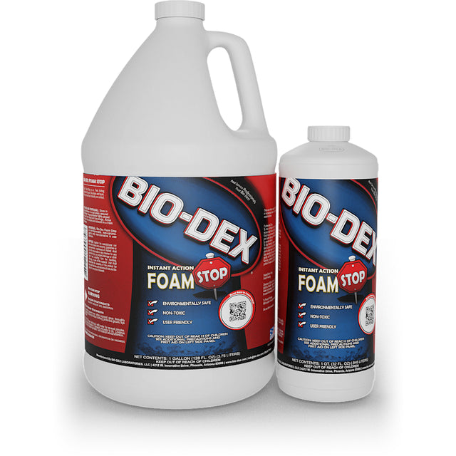 Bio-Dex Spa Foam Stop Anti-Foam 1 Gallon Bottle 4/Case | SFS04