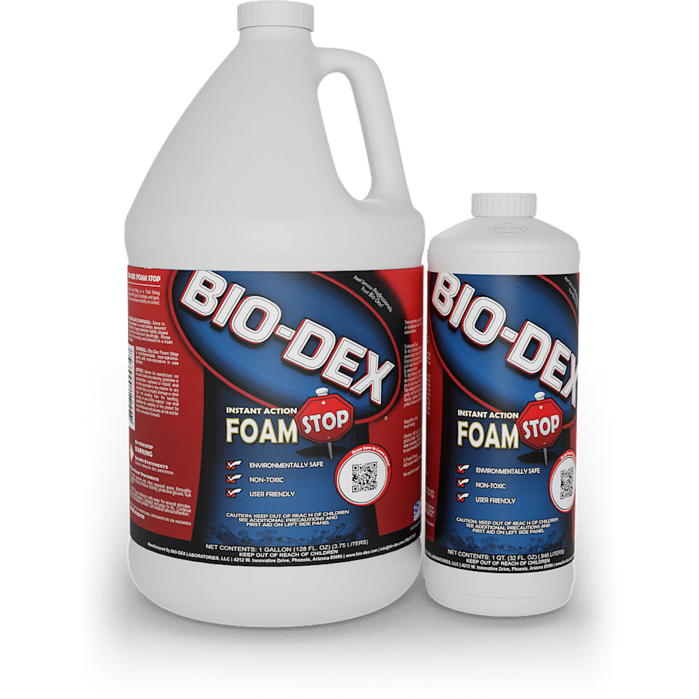 Bio-Dex Spa Foam Stop, 32 oz Bottle | SFS32
