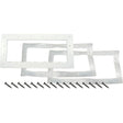 CMP Skimmer Faceplate Kit, Wide Mouth, White, Vinyl | 25541-100-000