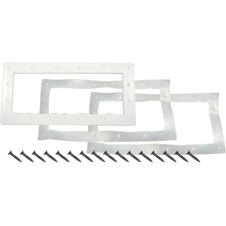 CMP Skimmer Faceplate Kit, Wide Mouth, White, Vinyl | 25541-100-000