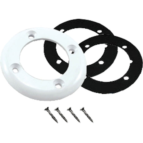 CMP Vinyl Pool Return Faceplate 2 Gasket; 4 Screws; Gray | 25545-101-000