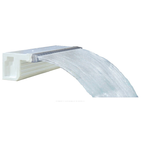CMP 36In Pool Waterfa Waterfall Rain 36In White 6In Lip | 25587-330-000