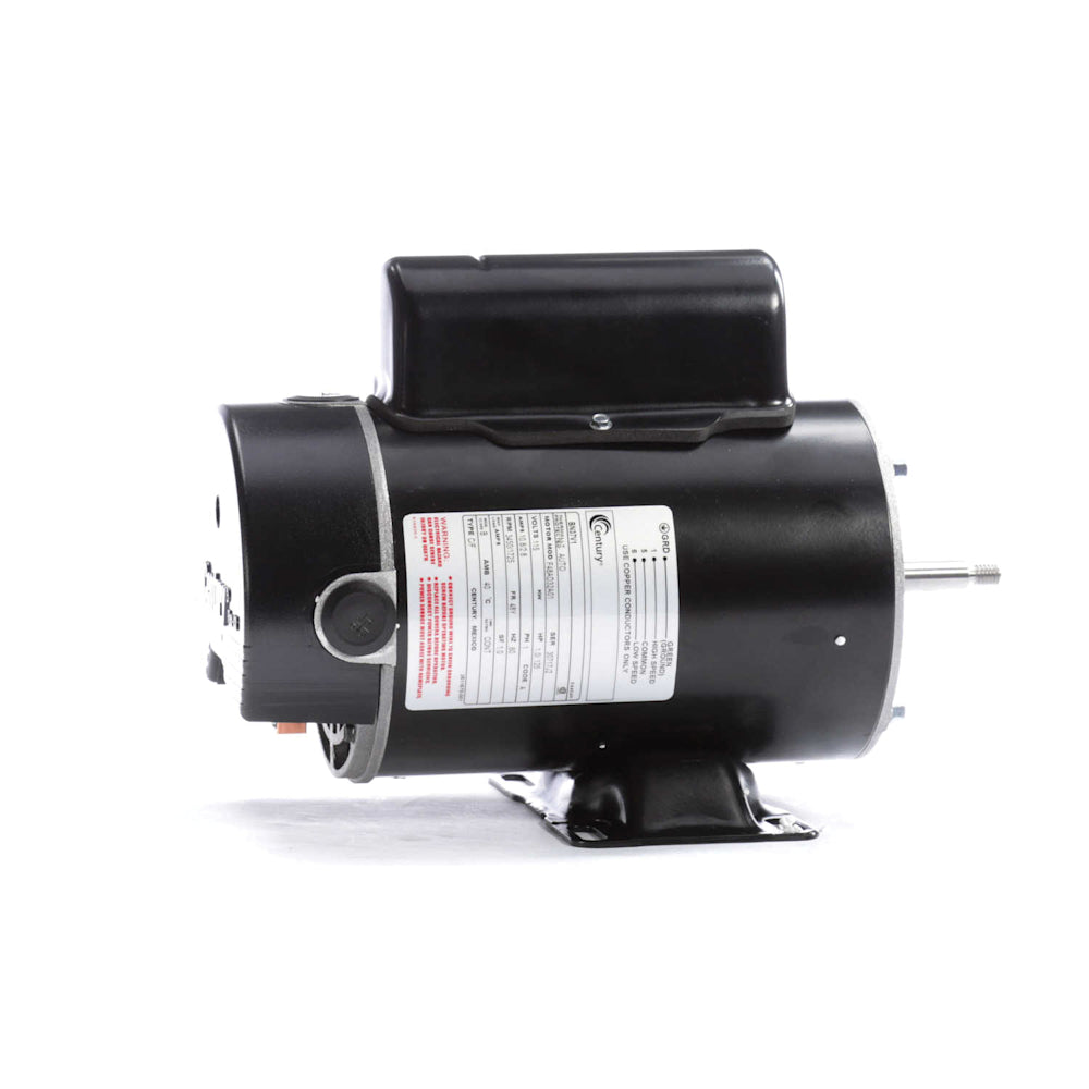 Century Pool Pump Motor, 1HP 48Y 2-Speed 115V | BN37V1 4